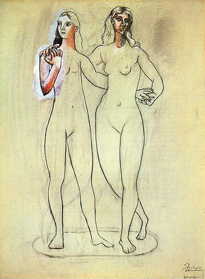 Two Nude Women 1920 Pablo Picasso